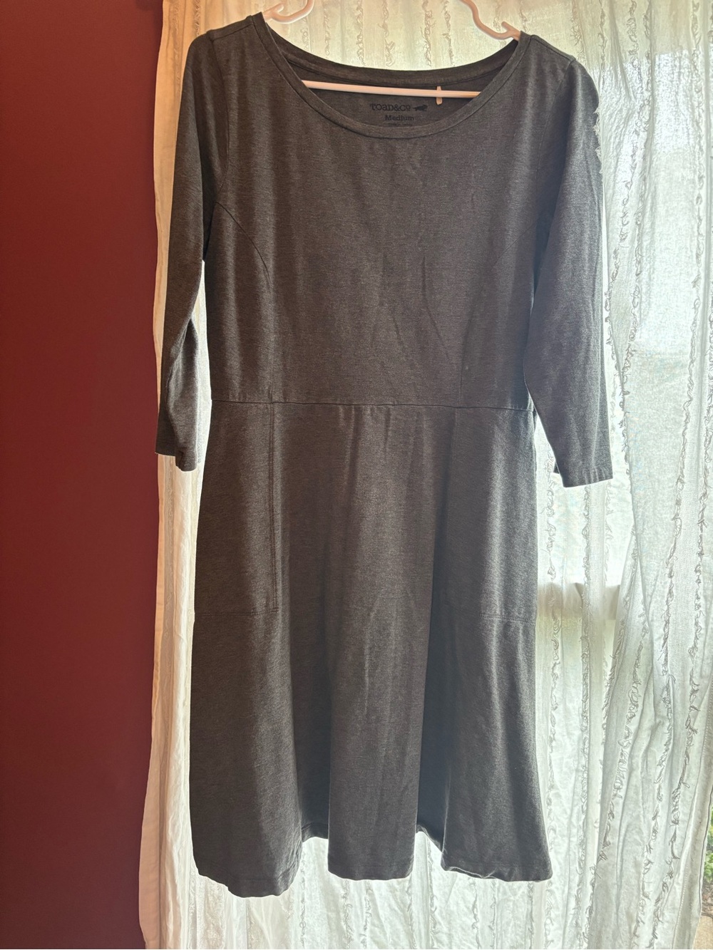 Women’s Gray Knit A-Line Dress - Toad & Co